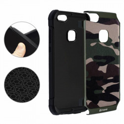 Epxee Cases for mobile phones，Shockproof Series for Huawei P10 lite Case, [8FT Drop Military Grade Tested] [Stable Grip] Rugged Protective Cover for Huawei P10 lite Phone Case - Black