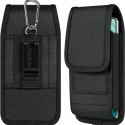 Epxee Carrying cases for cell phones for Samsung Galaxy S21 S22 S20 Plus Ultra FE 5G S10+ S9 S8 A12 A13 A32 A52 A11 A01 A21 A51 A71 A02S Men Cell Phone Belt Clip Holster Carrying Pouch w Card Holder RFID Blocking