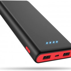 Epxee Cell phone battery chargers，Portable Charger Power Bank 25800mAh, Ultra-High Capacity Fast Phone Charging with Newest Intelligent Controlling IC, 2 USB Port External Cell Phone Battery Pack Compatible with iPhone,Android etc