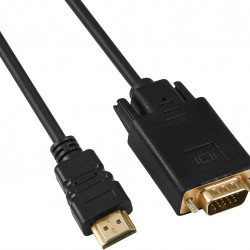 Epxee Computer cables ，HDMI to VGA cable , Epxee Gold-Plated HDMI to VGA 6 Feet Cable (Male to Male) Compatible for Computer, Desktop, Laptop, PC, Monitor, Projector, HDTV, Raspberry Pi, Roku, Xbox and More